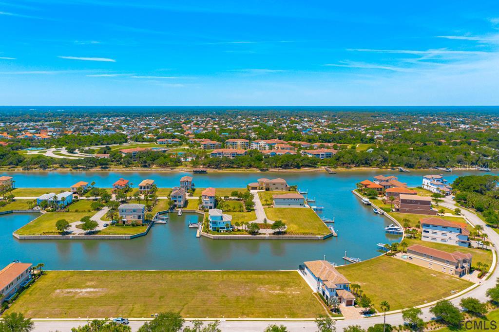 an aerial view of a ocean view