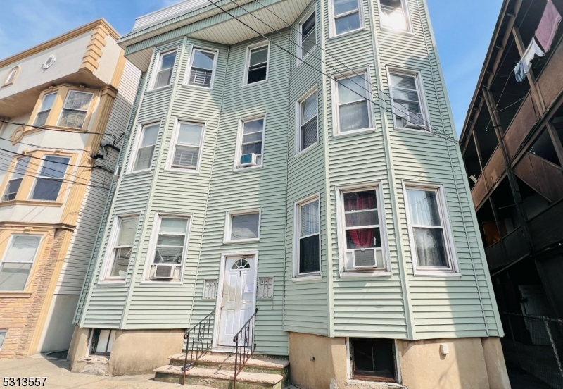 a view of a house with a large windows