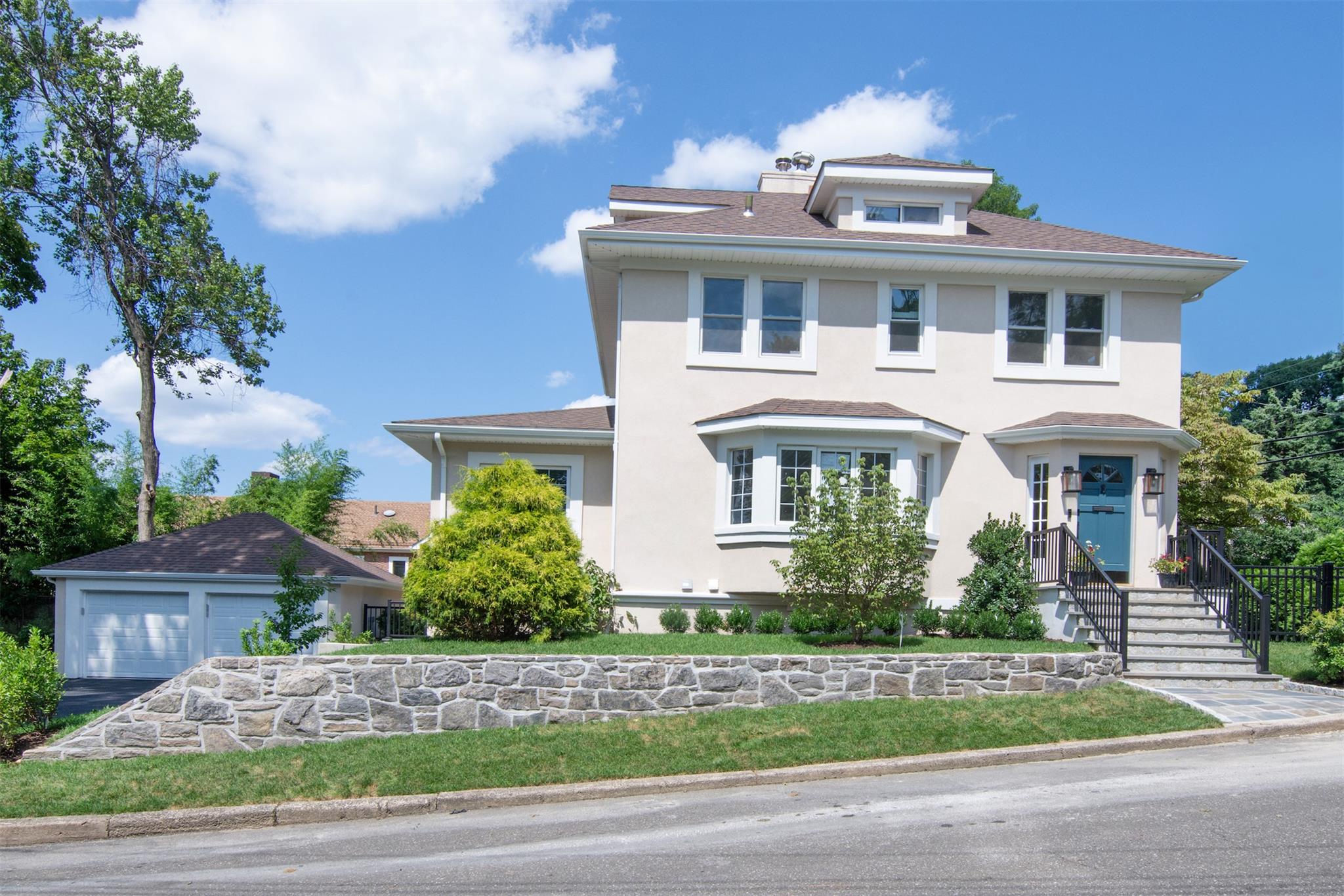 Welcome to this totally renovated Colonial in historic Dobbs Ferry.