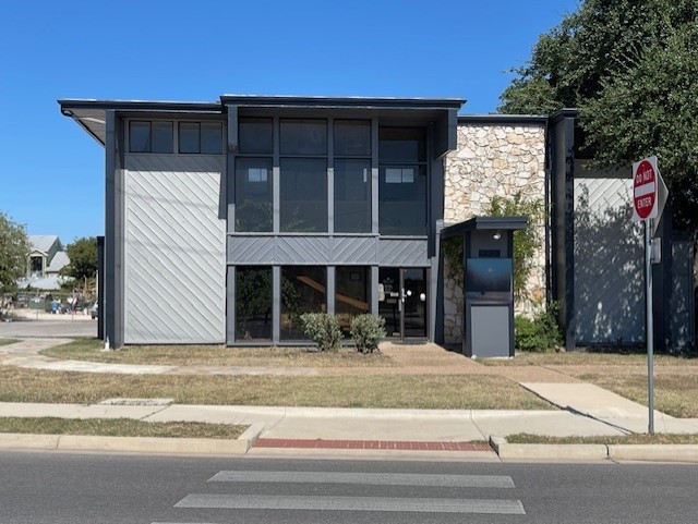 a view of a house with a patio