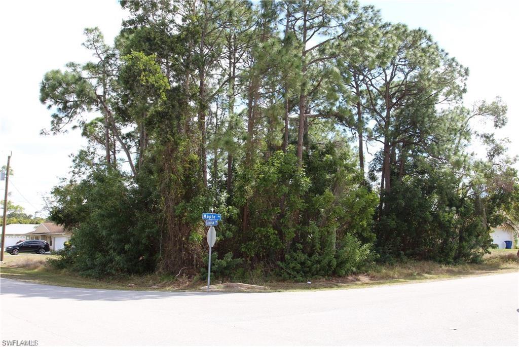 a view of outdoor space with trees