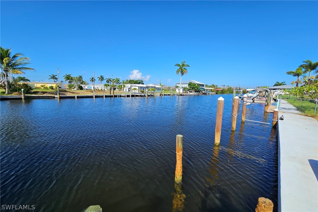 a view of a lake with a ocean view