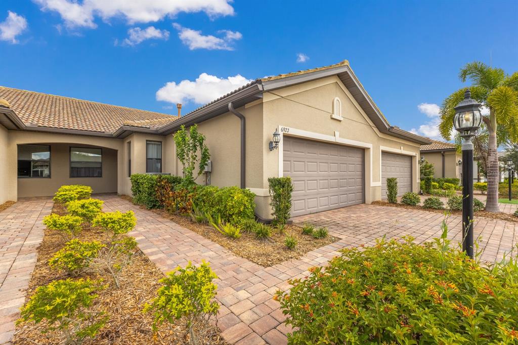 a view of a house with a patio