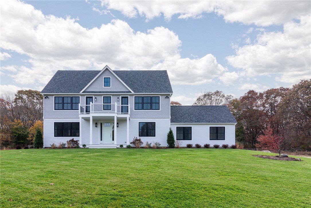 Stately colonial front elevation