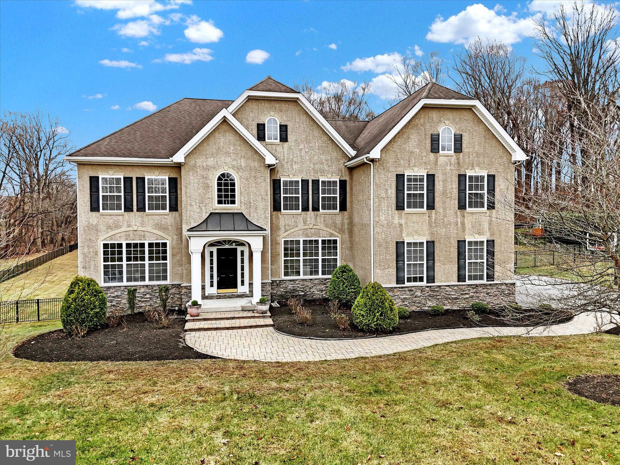 Front Exterior, Covered Porch And Front Walkway