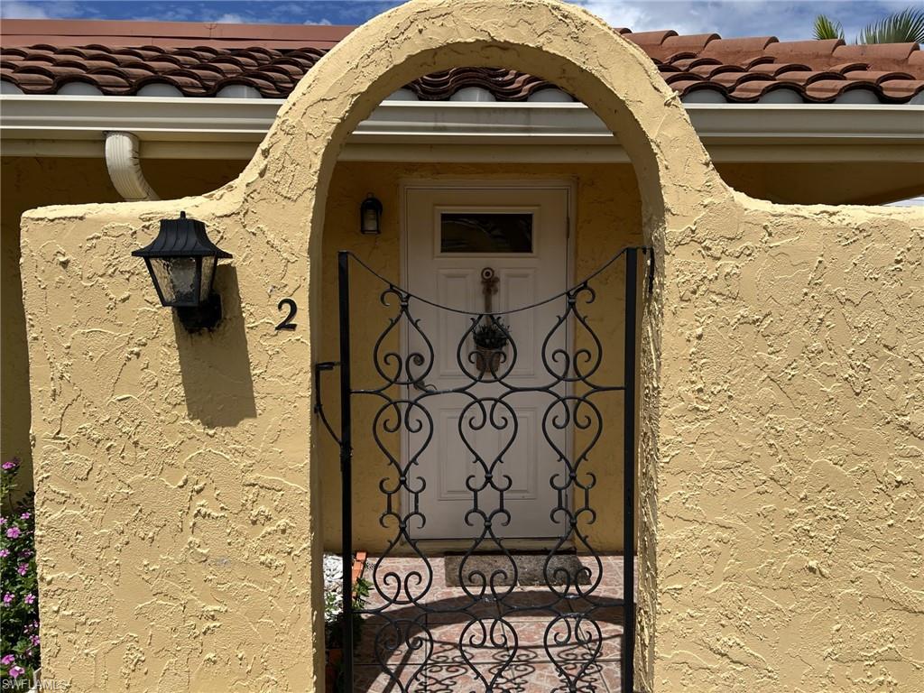 View of entrance to property