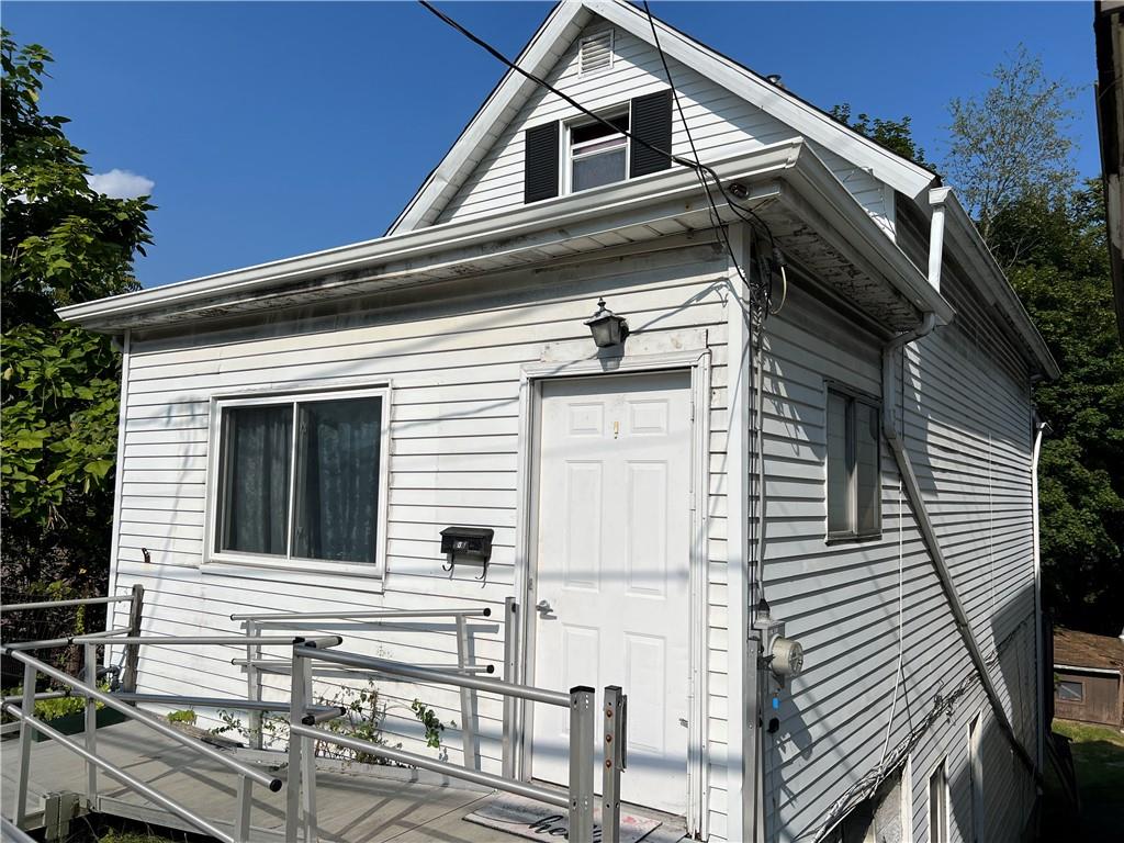 a view of a house with a white house