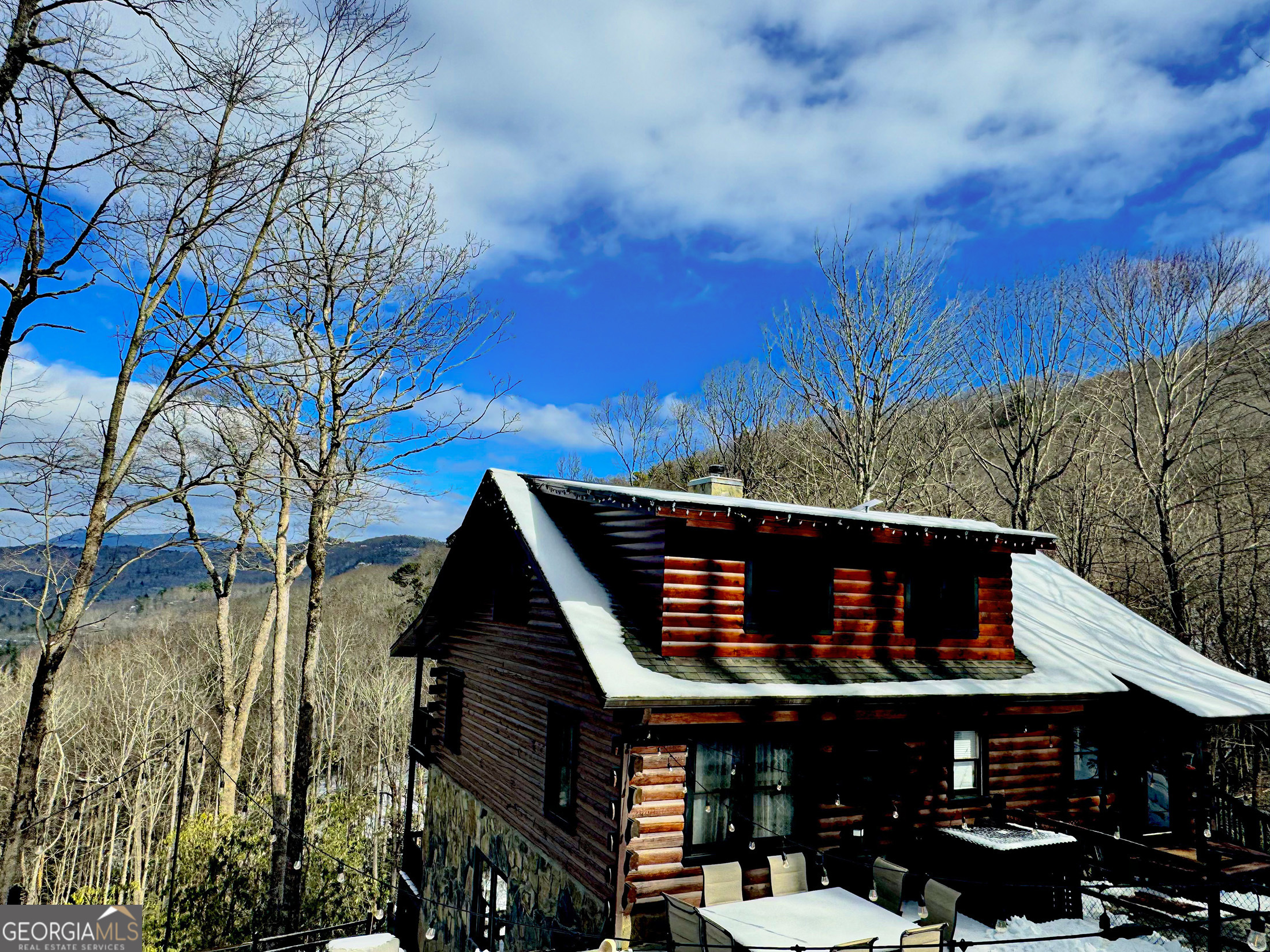 a view of outdoor space and deck