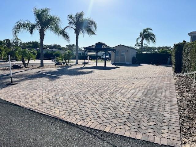 a view of outdoor space with garden