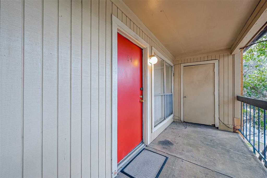 View of the front porch.