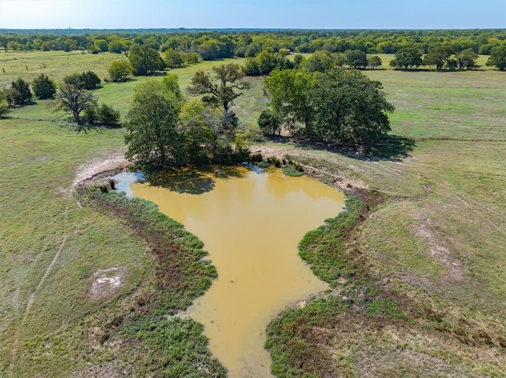 a view of a lake with outdoor space