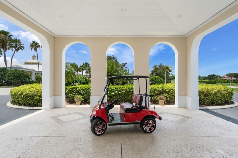 a car parked in front of a house