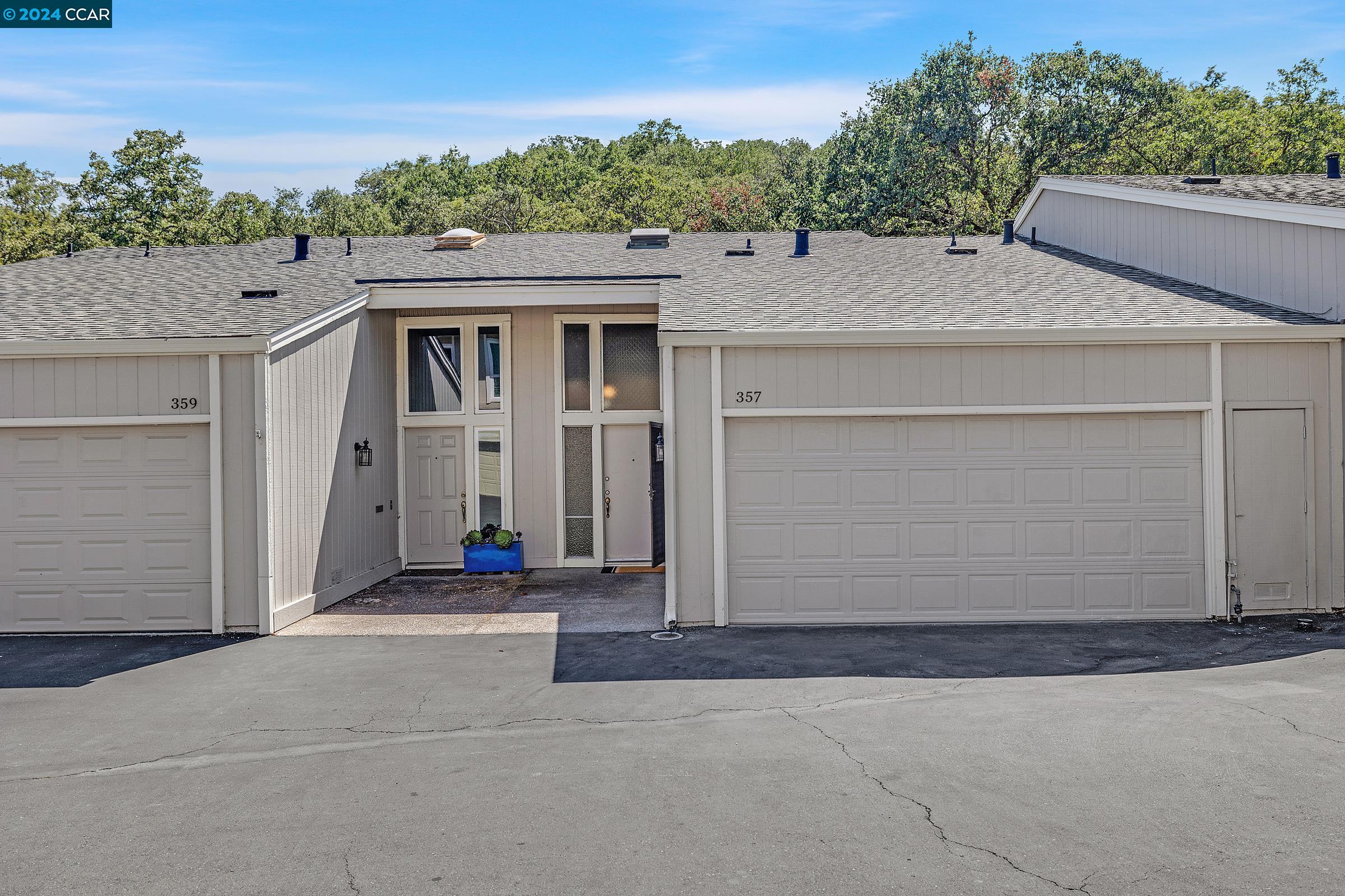 a view of a car garage