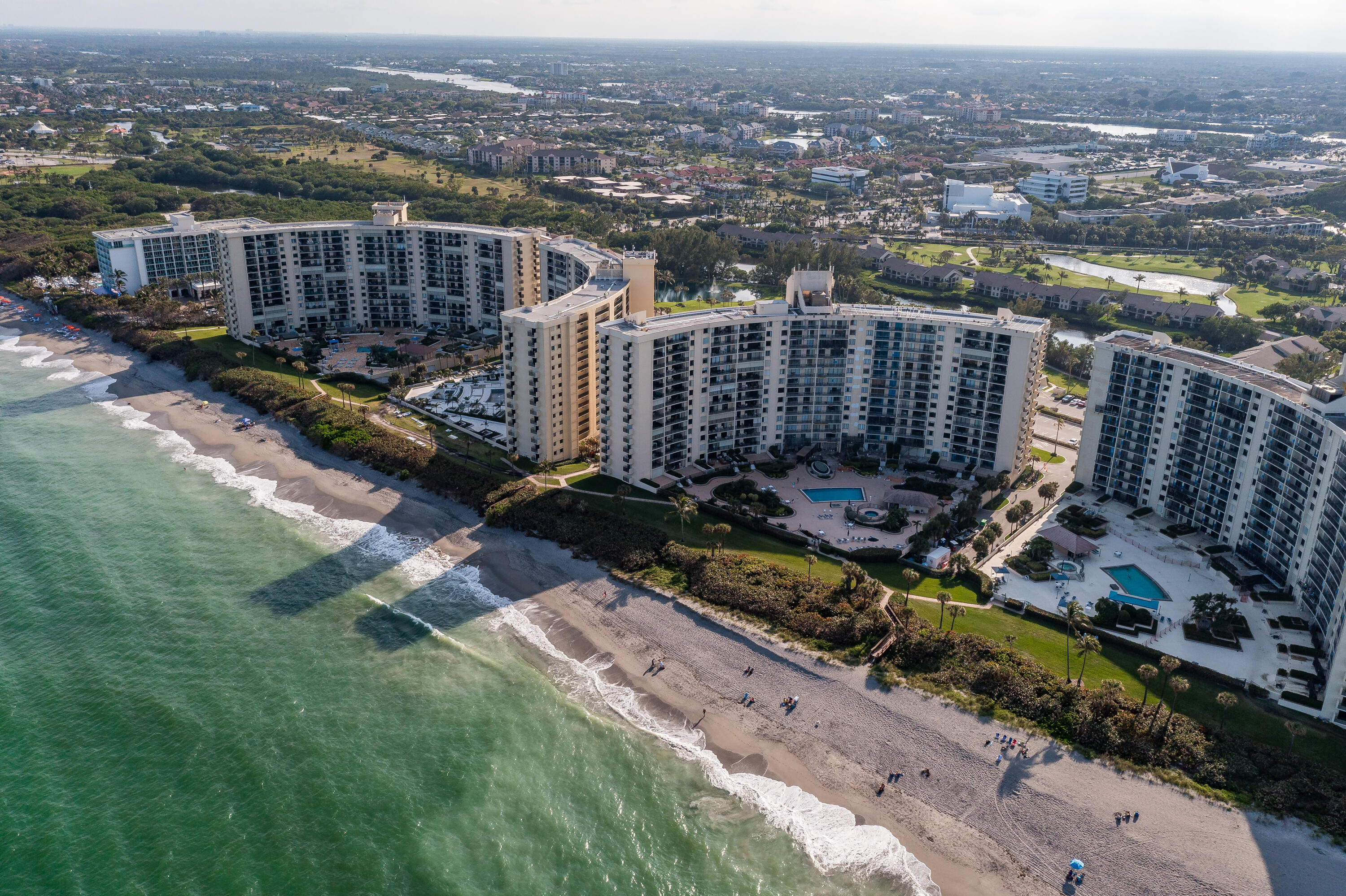 Aerial from Ocean