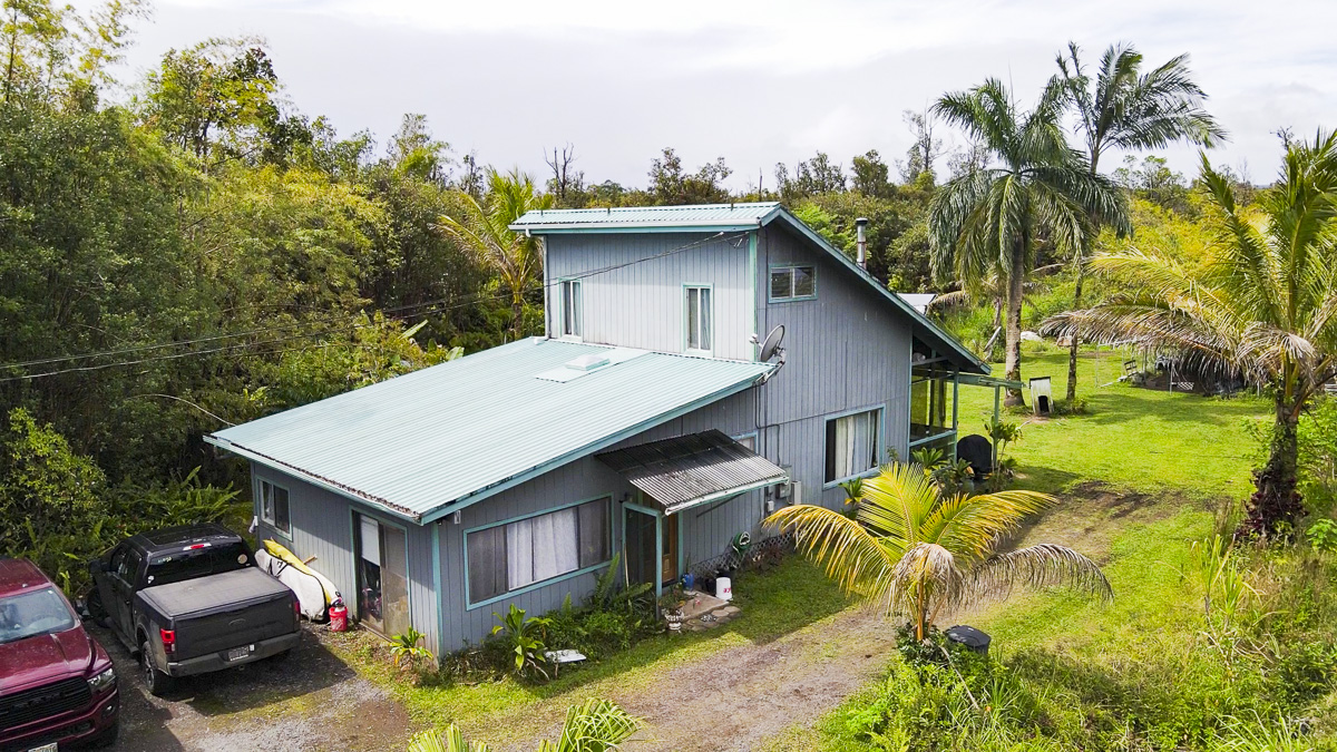 a view of a house with a patio