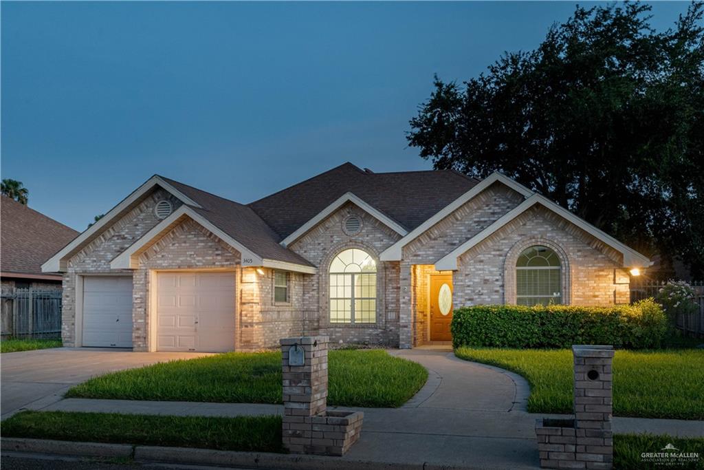 Ranch-style home with a garage