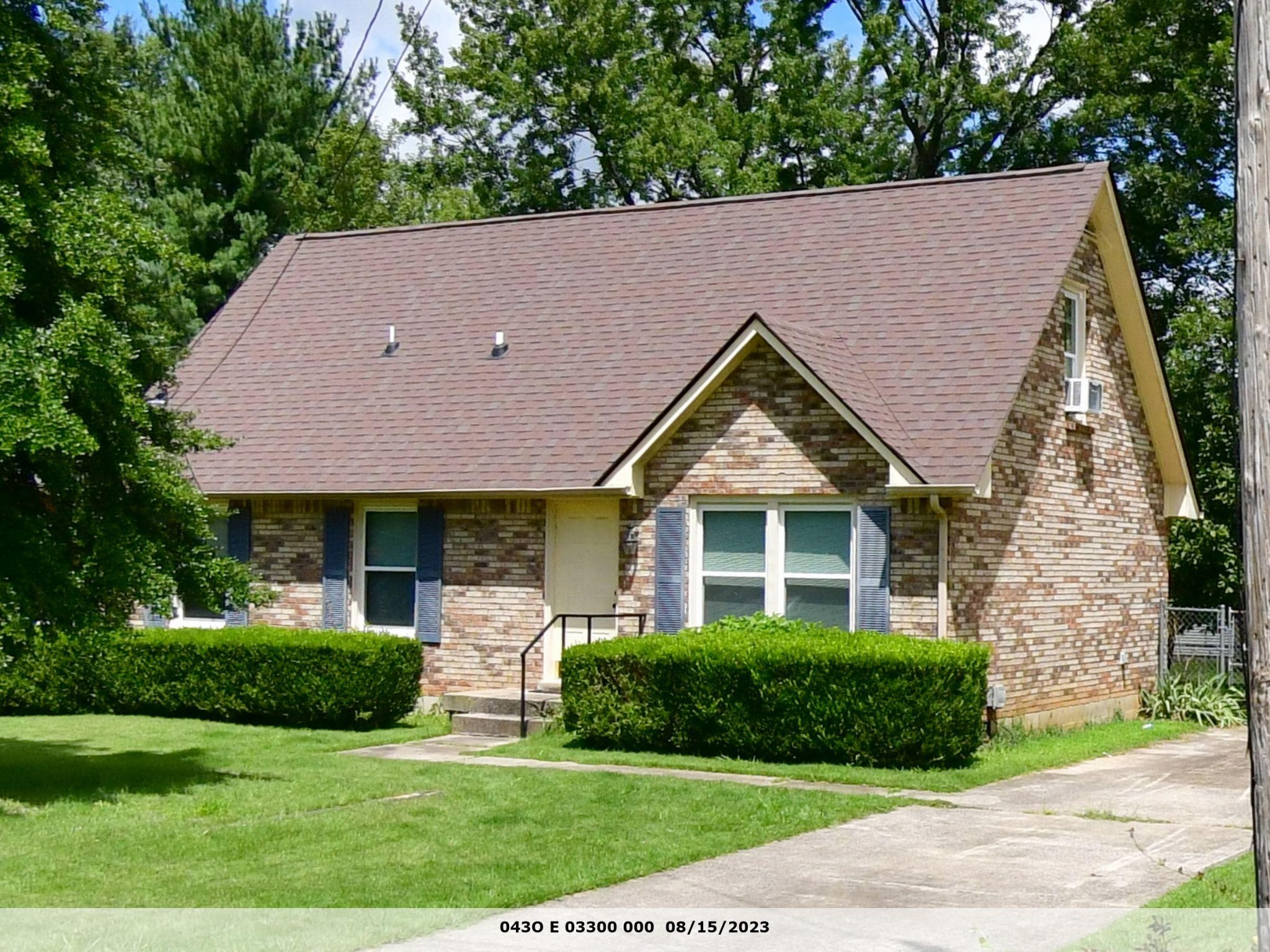 a aerial view of a house