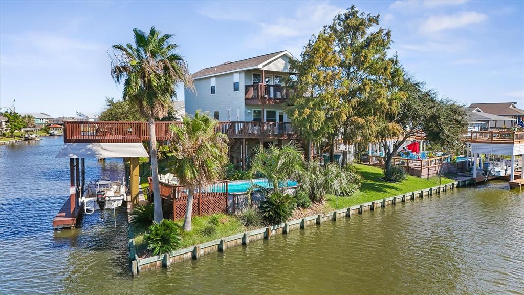 Canal corner of the property