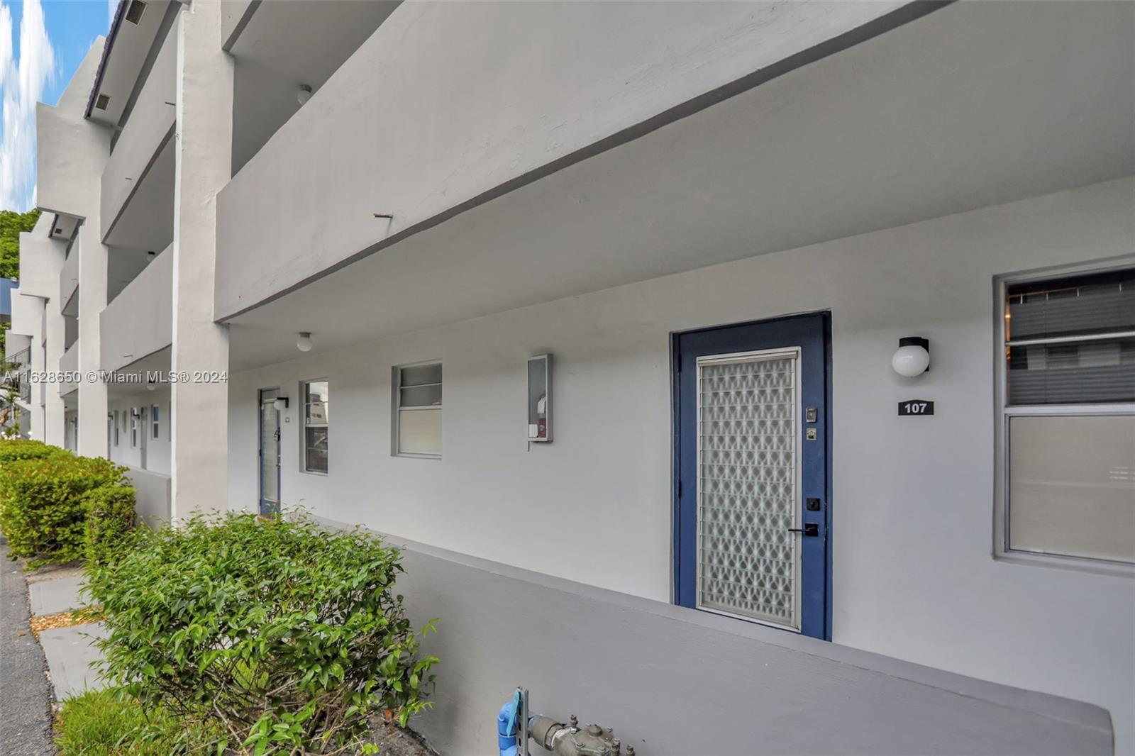 a view of a house with a hallway