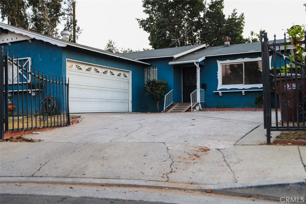 a view of a house with a patio