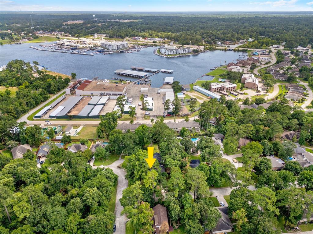 an aerial view of residential building with outdoor space