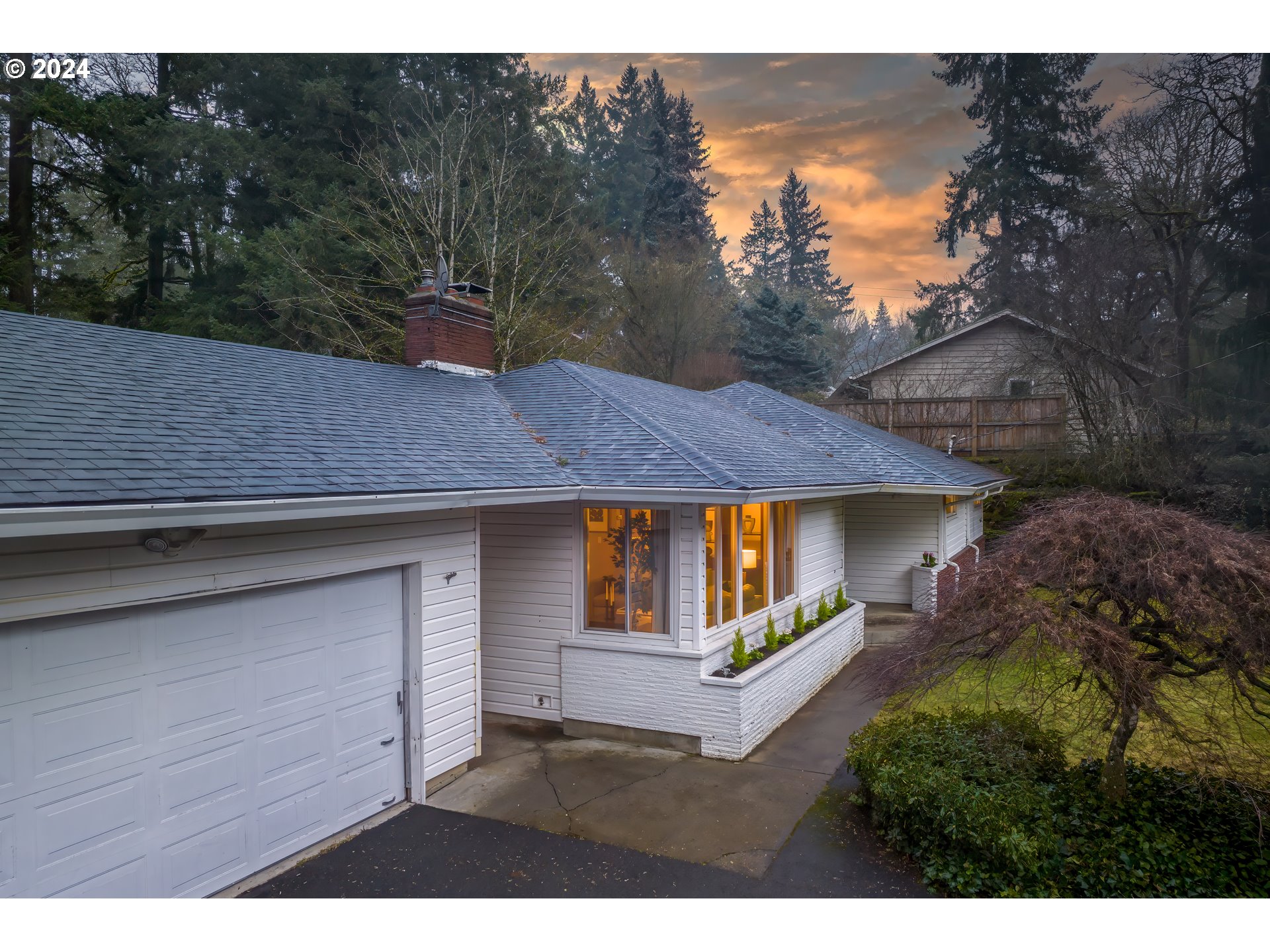 a view of outdoor space and yard