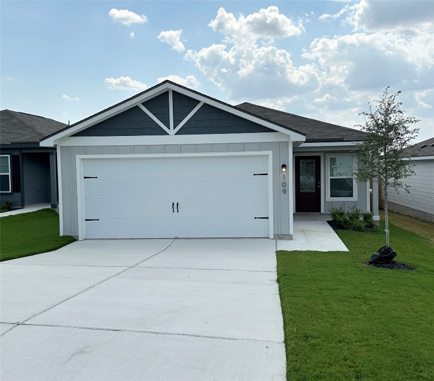 Welcome home to the three-bedroom, two-bathroom Hawthorne plan at Cool Water at Sonterra! An inviting front porch welcomes you inside to discover all that this impressive home has to offer. Youll find upgrades such as WI-Fi enabled garage door opener with ability to link to Amazon Key, programmable thermostat and blinds at front window.