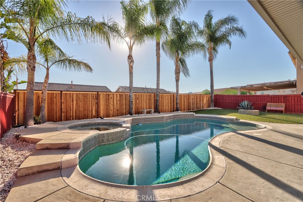 a view of outdoor space with swimming pool