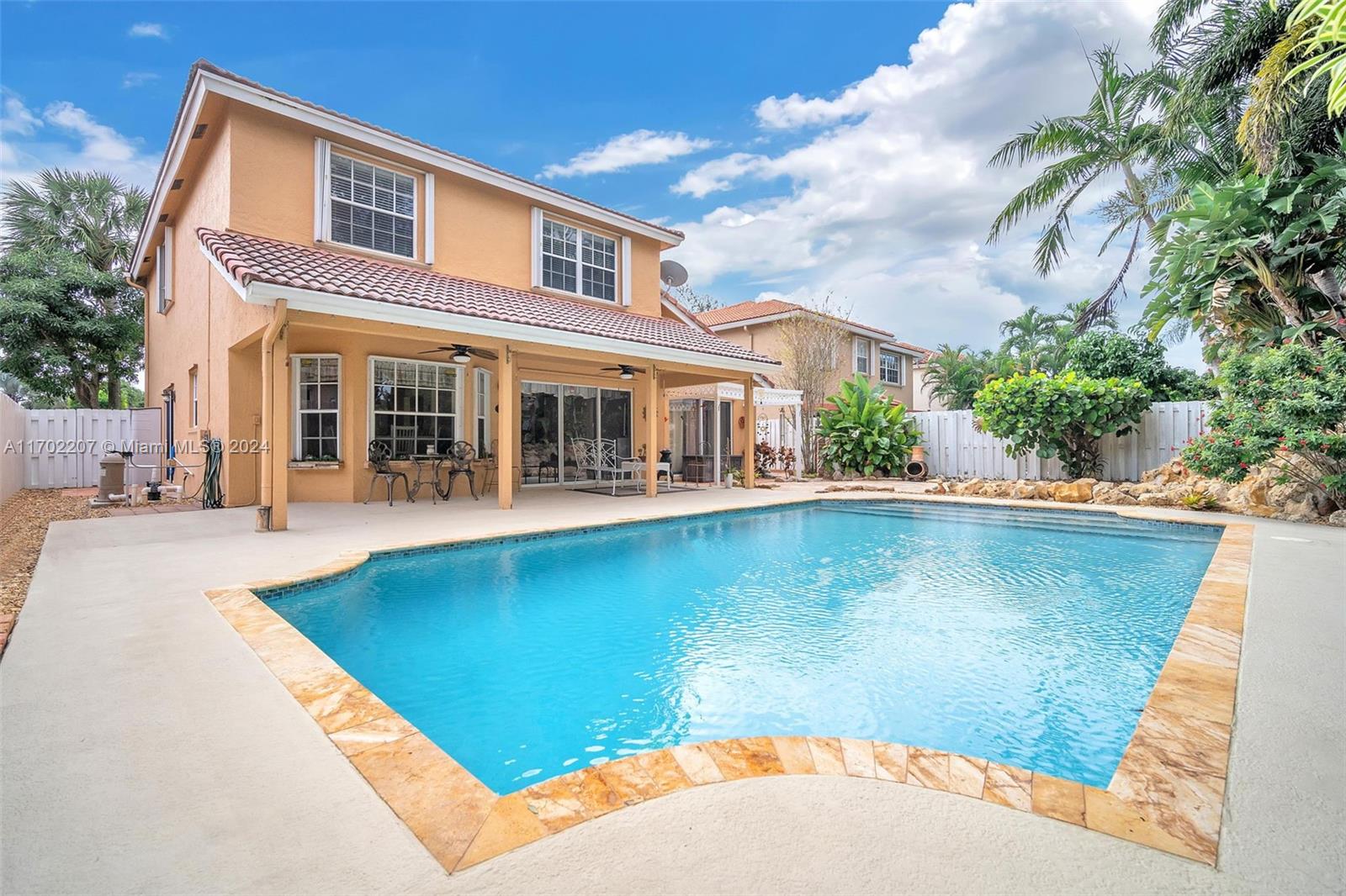 a view of a house with pool