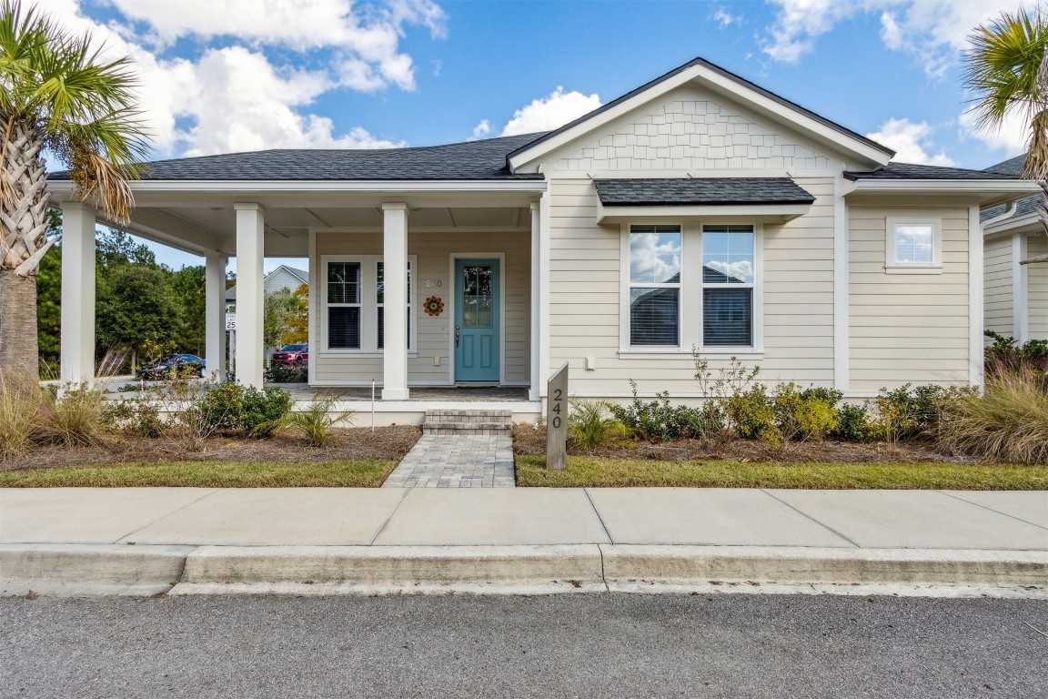 front view of a house