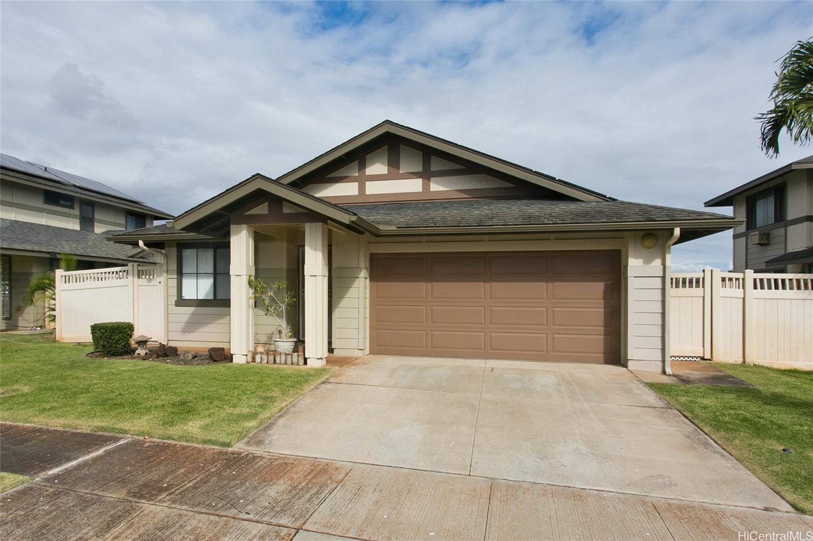 Desired single level home with a spacious two-car garage and driveway space in the Second City of Kapolei!