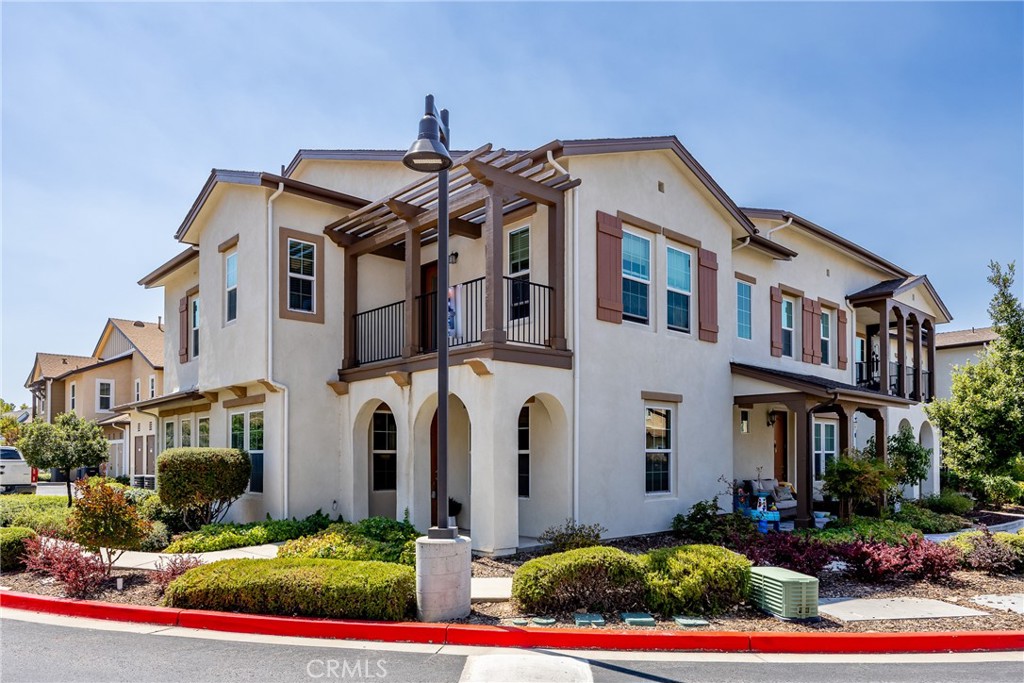 a front view of a multi story residential apartment building