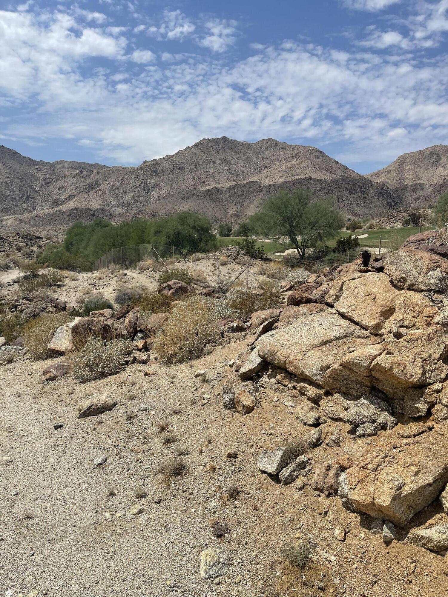 a view of a mountain in the distance