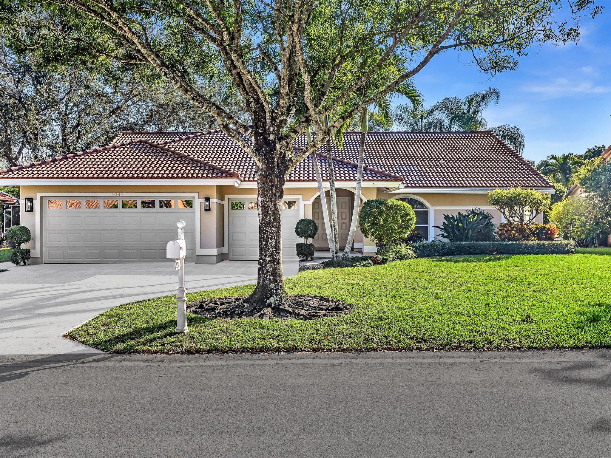 front view of house with a yard