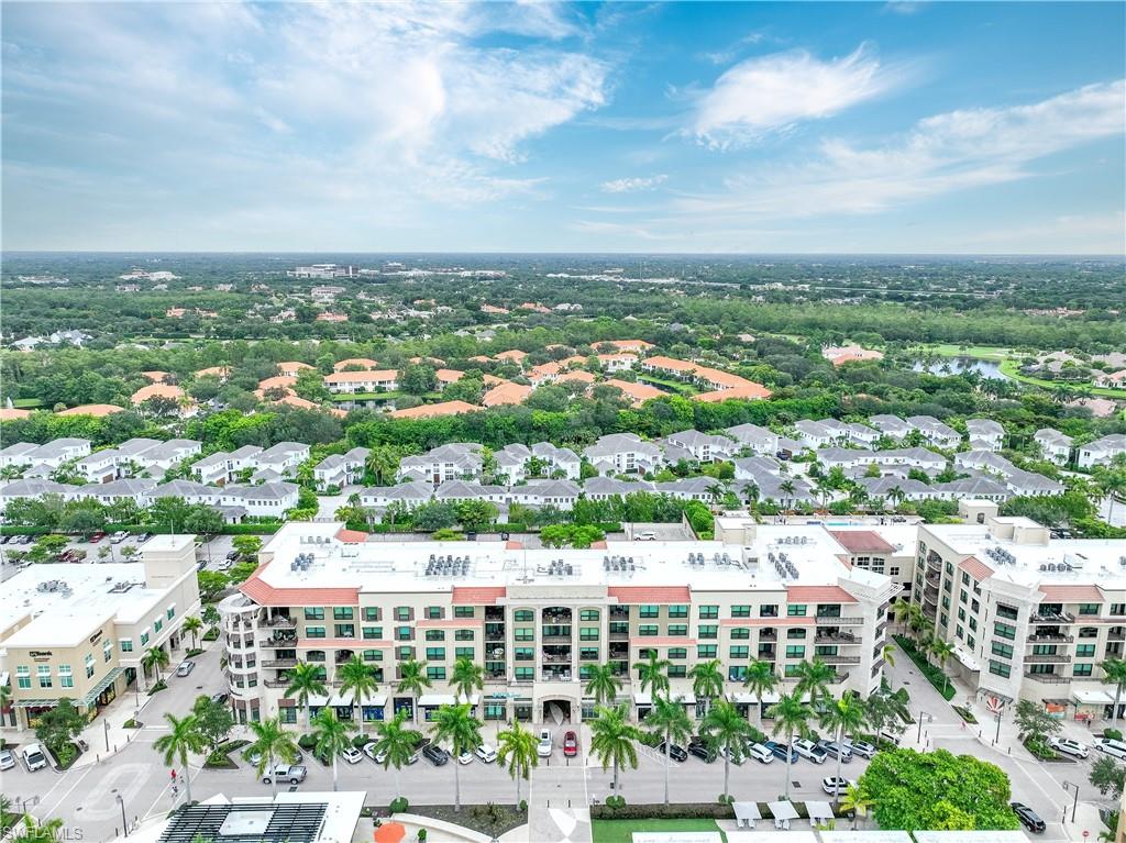 an aerial view of city