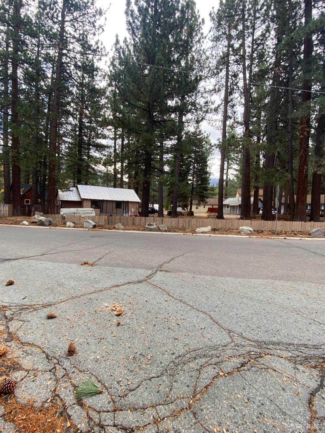 a view of road with with trees