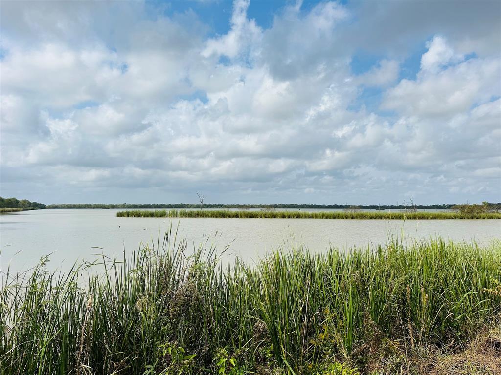 a view of a lake and a beach