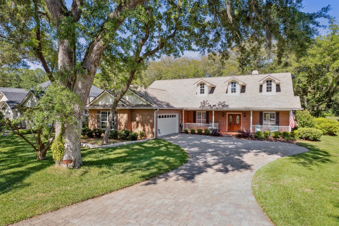 front view of a house with a big yard