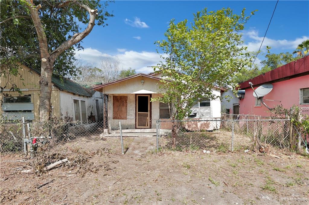 View of rear view of property