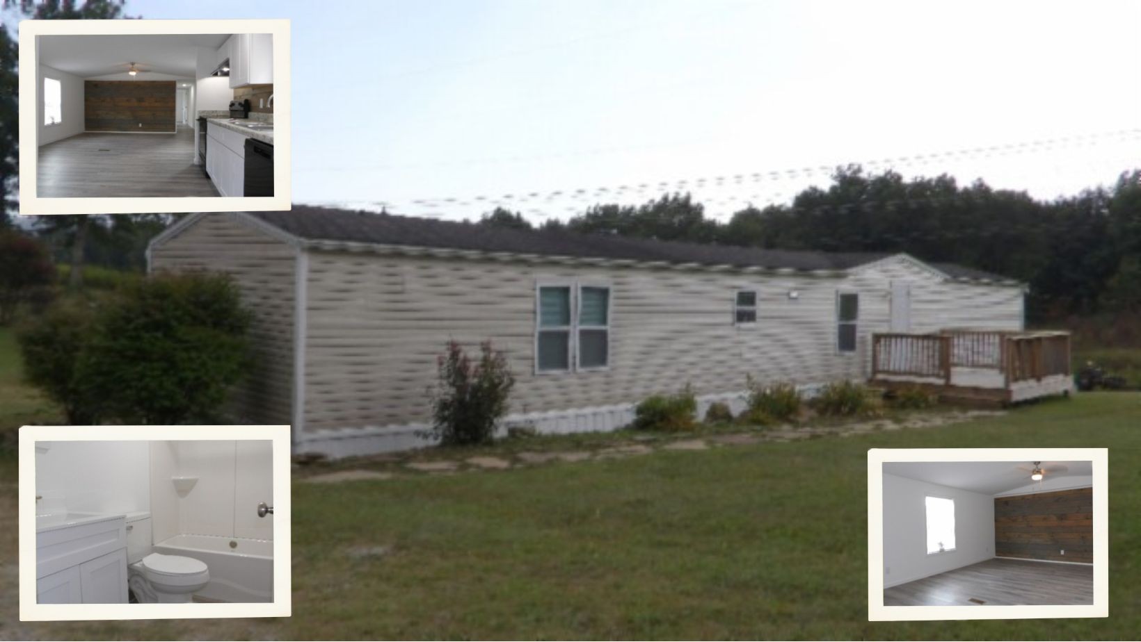 a view of house and front yard