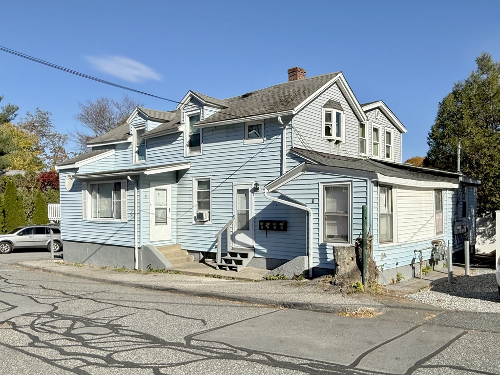 a view of a house with a patio