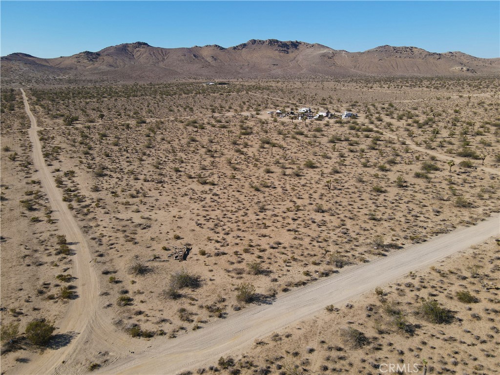 a view of a mountain in the distance