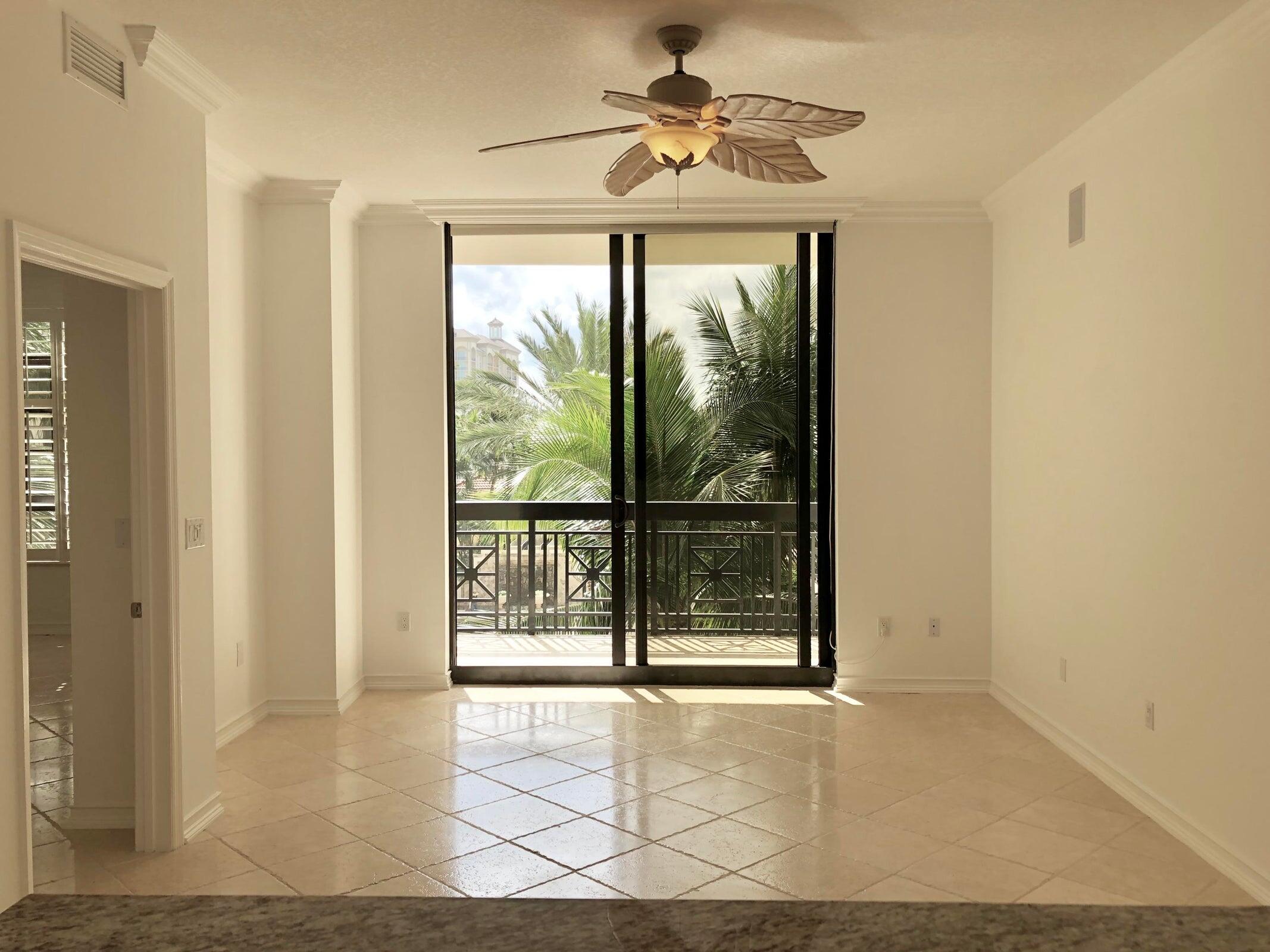 a view of an entryway with a glass door