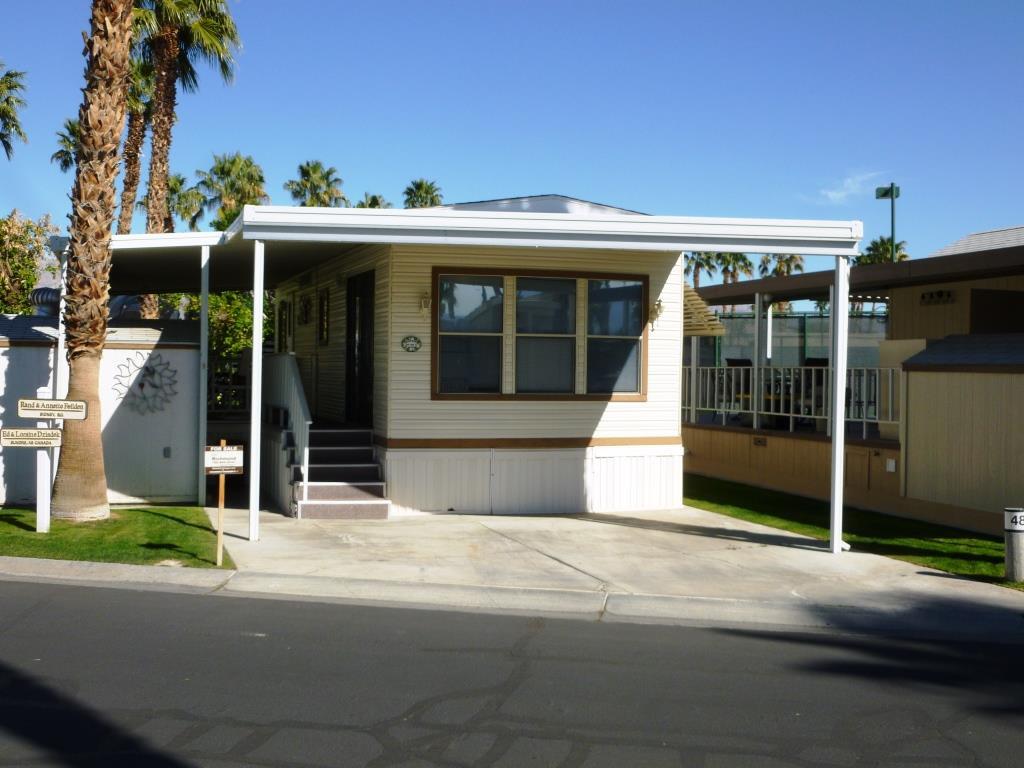 a view of a building with a outdoor space