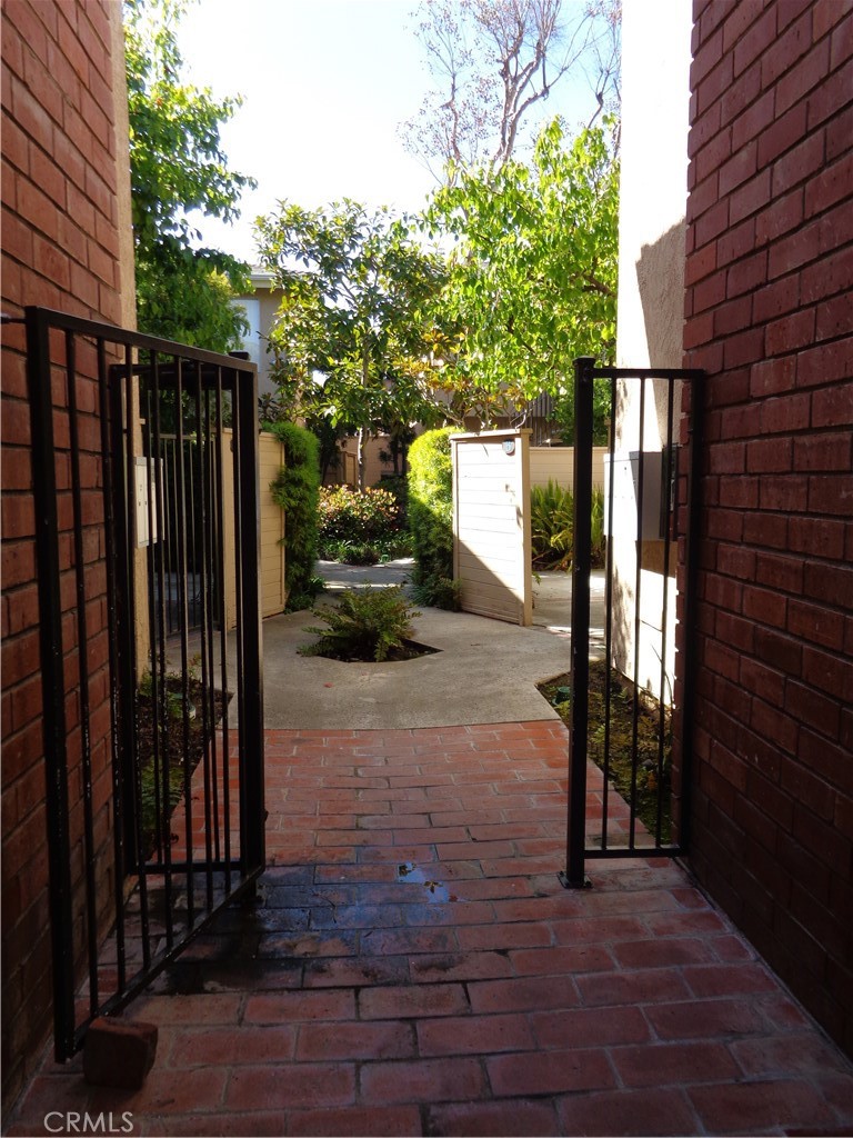 a view of yard from deck