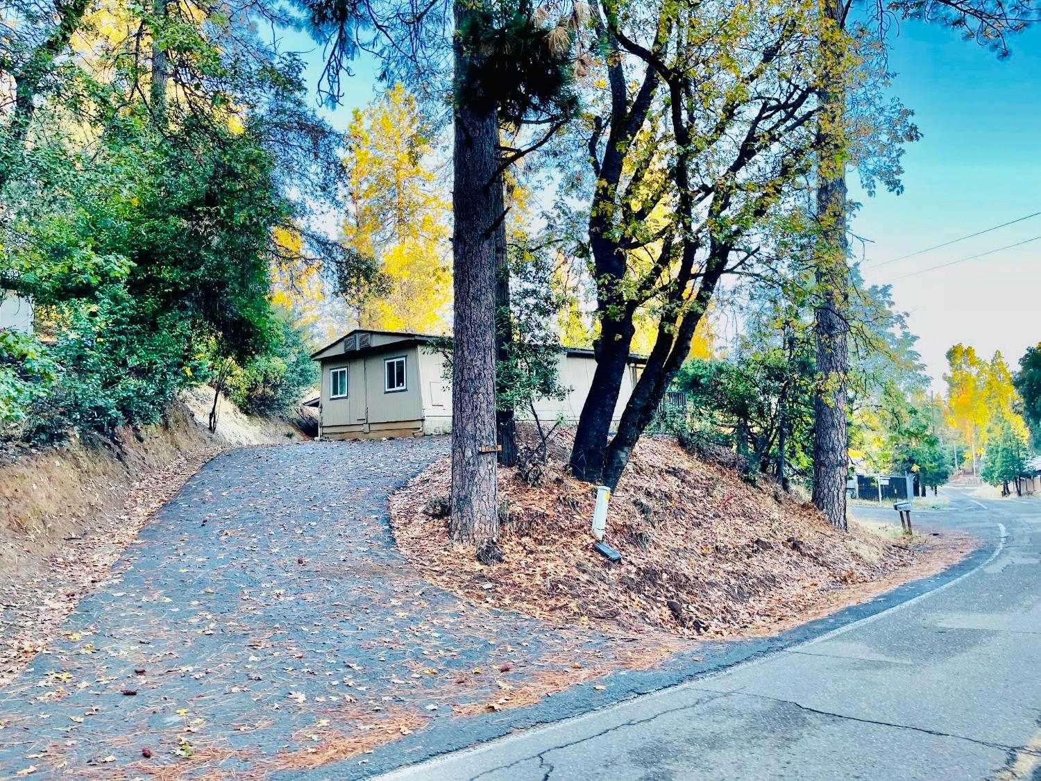 a view of a house with a tree