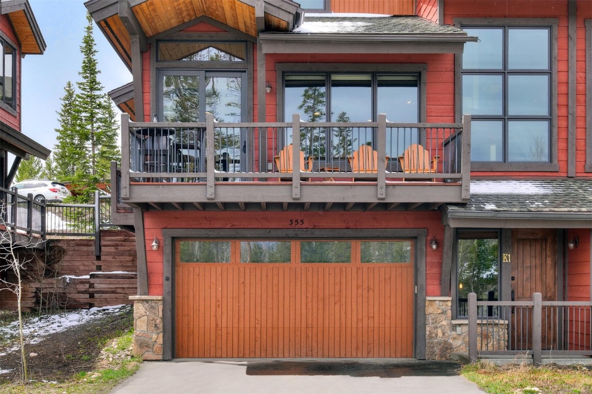 a view of a house with a windows and a fireplace