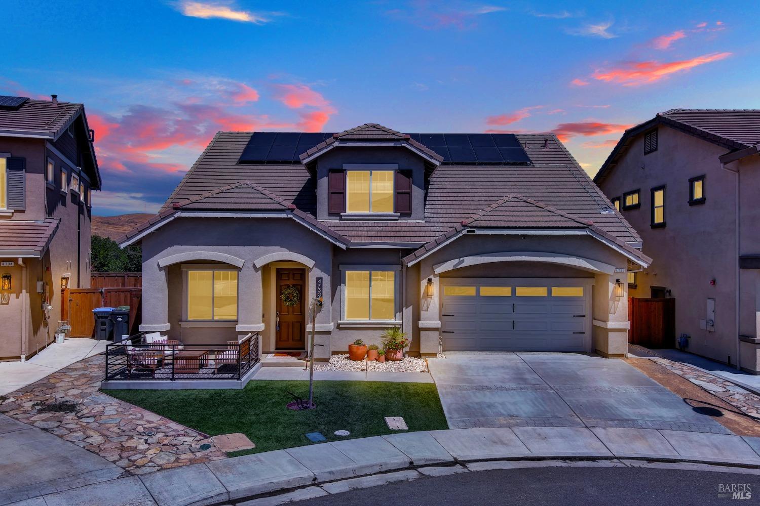 a house view with a outdoor space