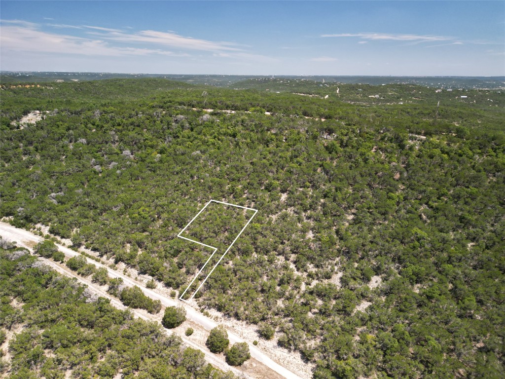 a view of a field with an outdoor space