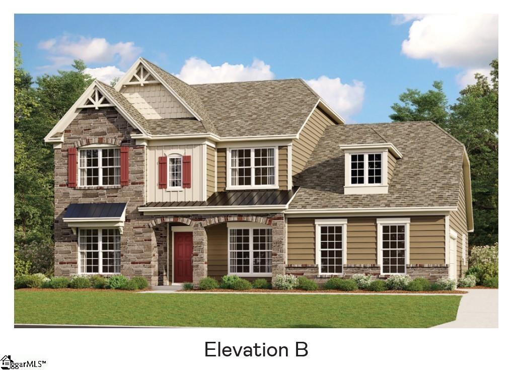 This is an artist's rendition of exterior elevation--actual colors will vary.